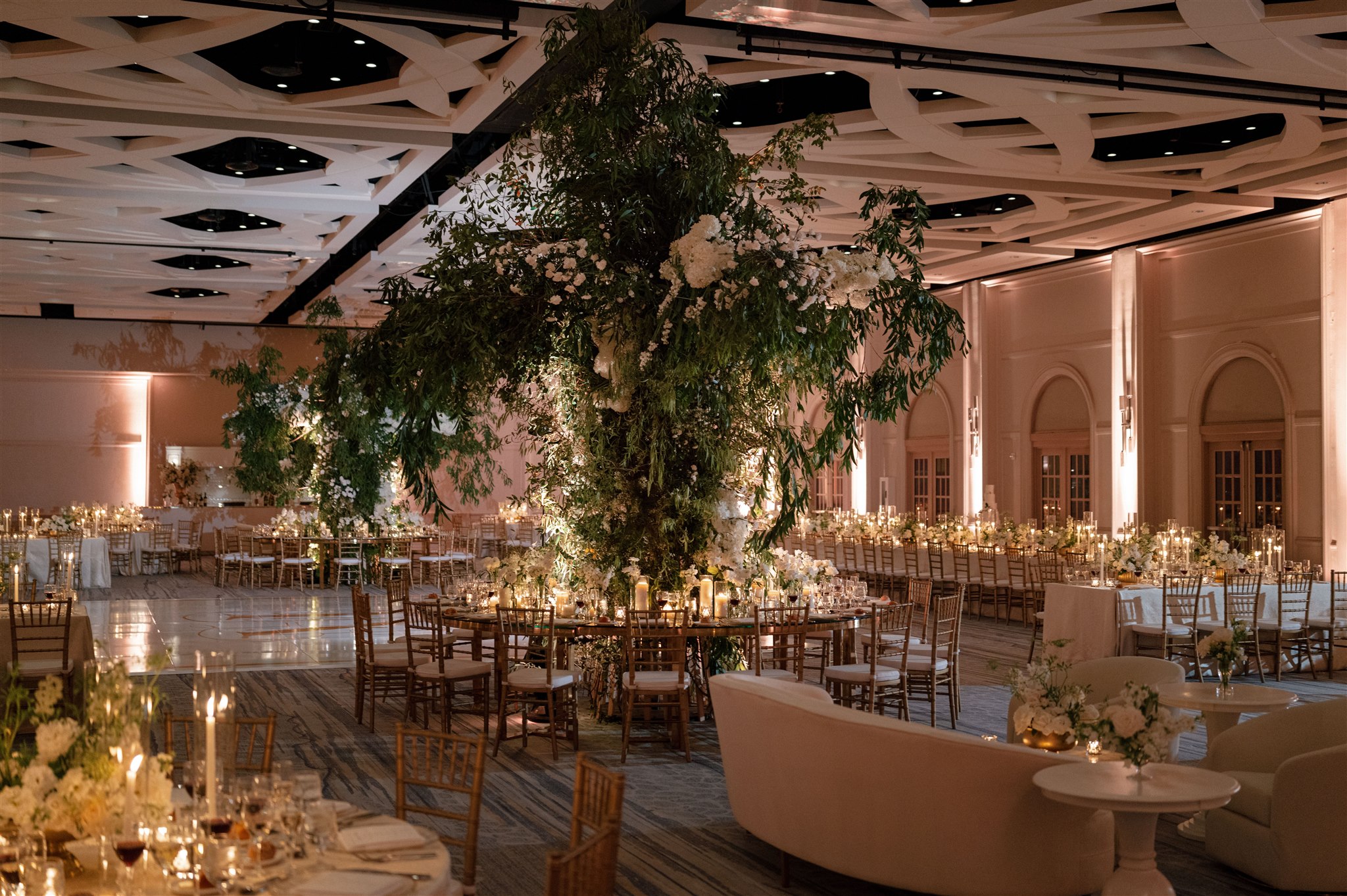 Ballroom reception at Ritz Carlton Naples