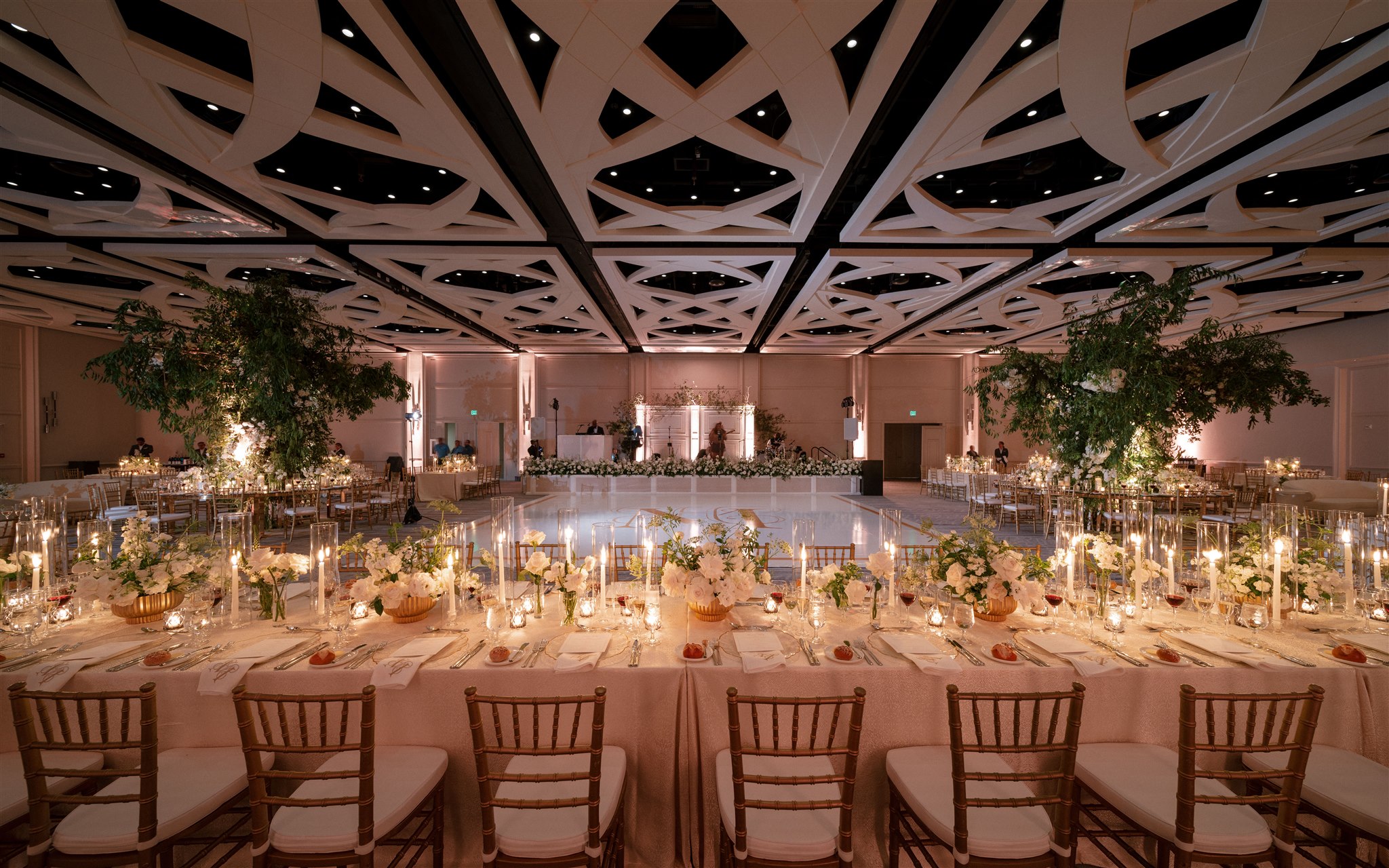 Wedding reception at Ritz Carlton Naples in ballroom