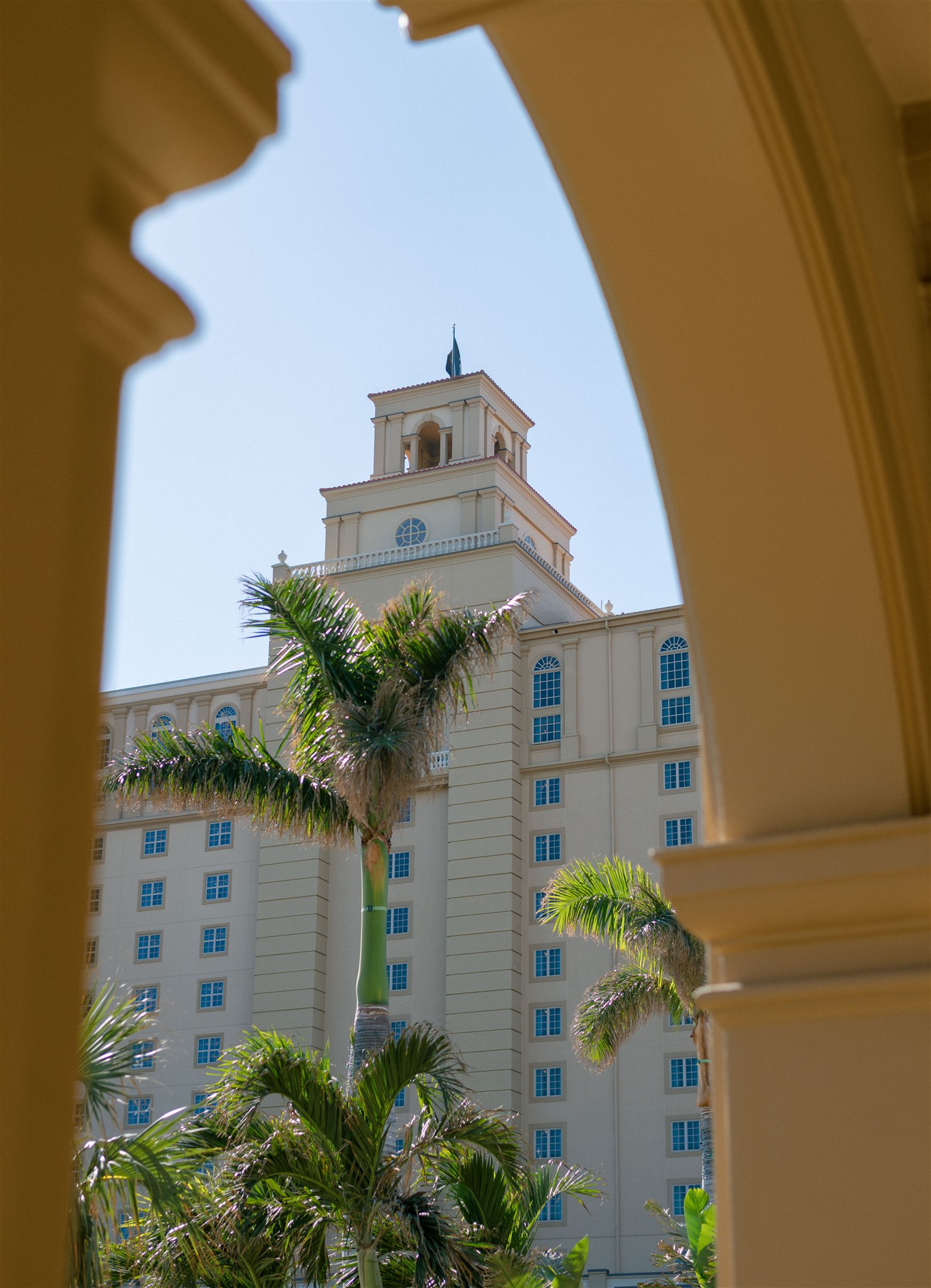Exterior image of Ritz Carlton Naples tower